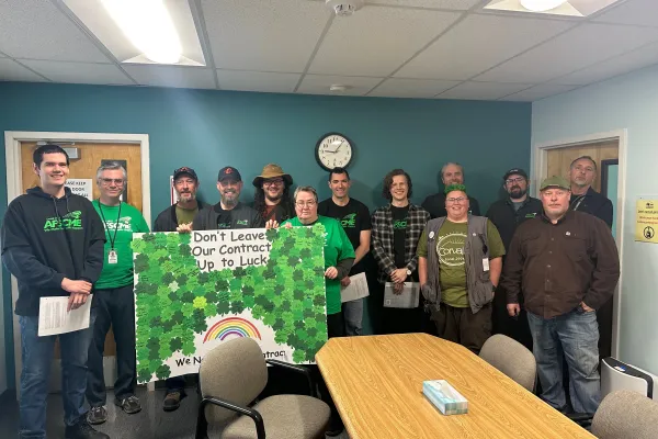 Don't leave our contract up to luck