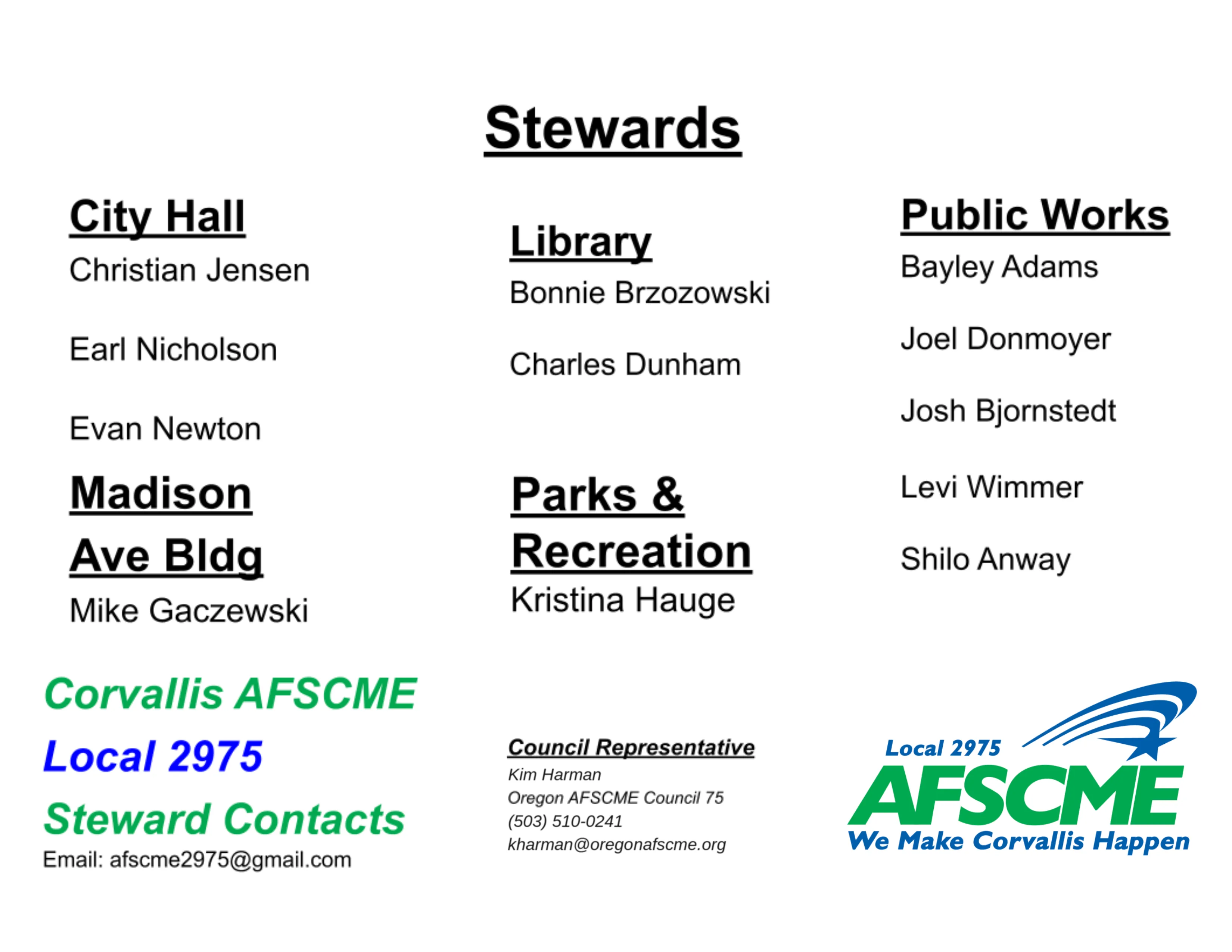 Stewards